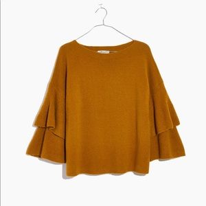 Madewell Tier-sleeve pullover sweater (new)